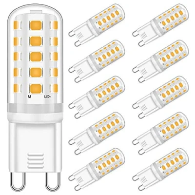 Afbeelding van G9 dimbare ledlampen, 5 W, vervanging voor 33 W 40 halogeenlamp, warm wit, 2700 K, fitting, 400 lm, AC 220 240 V, verpakking van 10 stuks