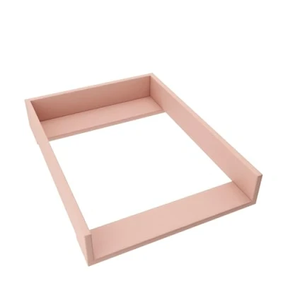 Afbeelding van REGALIK Aankleedopzetstuk voor Malm IKEA 72cm x 50cm Afneembaar aankleedtafelopzetstuk commode in roos Afgesloten met ABS materiaal 1mm