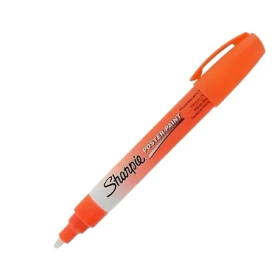 Afbeelding van Sharpie Watergedragen Poster Verf Marker Pen Medium Tip Fluorescerend Oranje