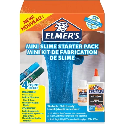 Afbeelding van Kinderlijm Elmer&#039;s slijmkit mini blue en green