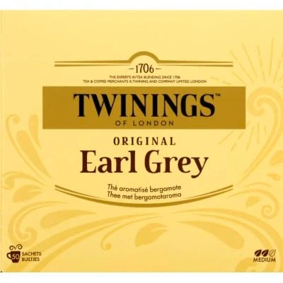 Afbeelding van Twinings Earl grey envelop 50 stuks