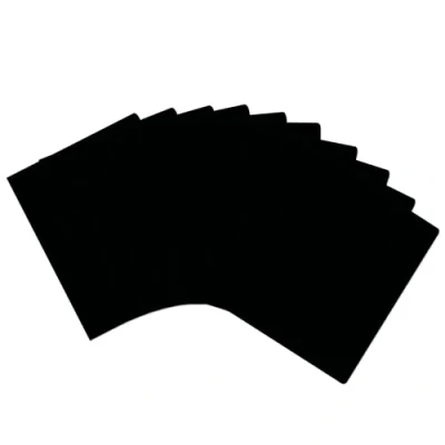 Afbeelding van Origineel Falken 10 stuks intensief gekleurde losbladige map. Made in Germany. Gebruiksklare, gevouwen nietmachines van gerecycled karton, DIN A4 commercieel en overheidsnieten zwart