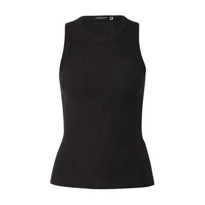 Afbeelding van Scotch &amp; Soda Dames Core Rib Racer Tank Top, Black 0008, XS