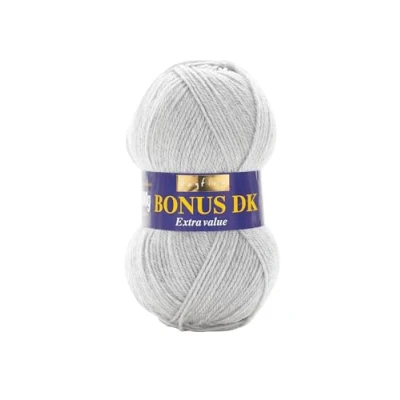 Afbeelding van Hayfield Bonus DK Dubbel Breien, Lichtgrijs Mix (814), 100g van Sirdar