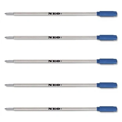 Afbeelding van Kwalitatieve balpenvullingen, compatibel met CROSS, 8513, medium punt (5 x BLAUWE INKT)