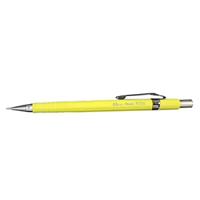 Afbeelding van Pentel vulpotlood voor potloodstiften: 0,5 mm, pastel gele houder 12 stuks