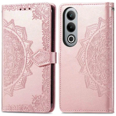 Afbeelding van OnePlus Nord CE 4 Hoesje Kunstleder iMoshion Bookcase Rosé goud Telefoonhoesje