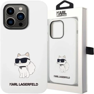 Afbeelding van Karl Lagerfeld KLHCP14XSNCHBCH iPhone 14 Pro Max 6.7 hardcase wit/wit Siliconen Choupette