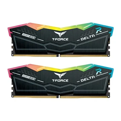 Afbeelding van Team Group DELTA RGB DDR5 geheugenmodule 32 GB 2 x 16 6000 MHz ECC
