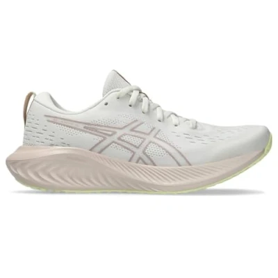 Afbeelding van Asics Gelexcite 10 Hardloopschoenen voor op de weg, Dames, Maat: 41.5, Cream/neutral pink Textiel/ synthetisch