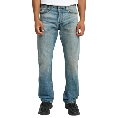 Afbeelding van G STAR Dakota Straight leg jeans, Heren, Maat: 38x36, Vintage gold digger