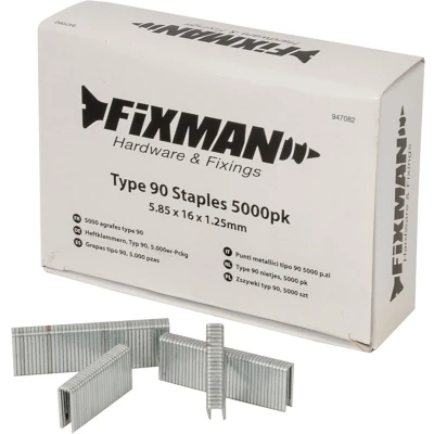 Afbeelding van Fixman Type 90 Nietjes Nieten 16 mm 5000 stuks