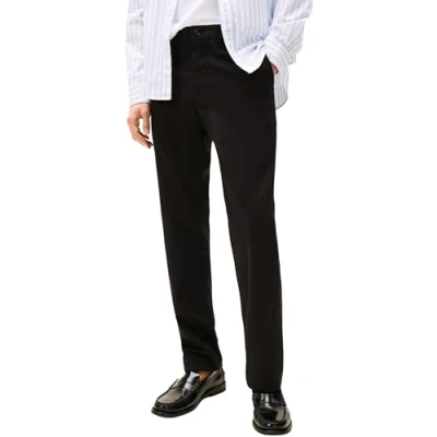 Afbeelding van Tommy Hilfiger Denton Chino 1985 Pima Cotton Geweven Broek heren,Zwart,28W / 28L