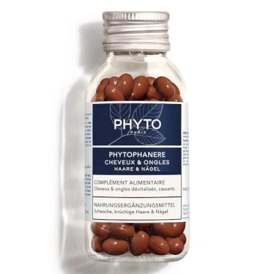 Afbeelding van Phyto Fytofanere voedingssupplementen voor haar en nagels, behandeling van 4 maanden in 120 + capsules