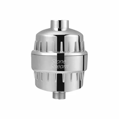 Afbeelding van Douchefilter voor hard water Originele StoneStream® douchekopfilter met vitamine C en actieve kool om chloor, zware metalen meer te verwijderen droge huid haar