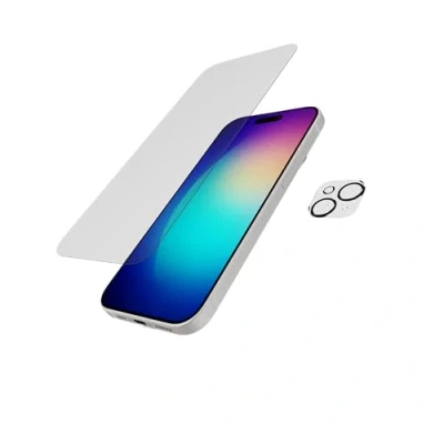 Afbeelding van Tech21 Anti Glare Impact Glass Cameralensbeschermer Bundel voor iPhone 15