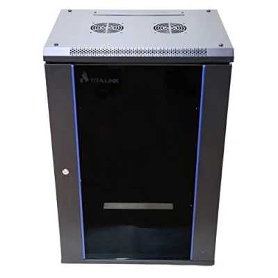 Afbeelding van Extralink EX.14343 Rack 15U wandplank (15 HE, 19 inch rek), Serverkast, Zwart