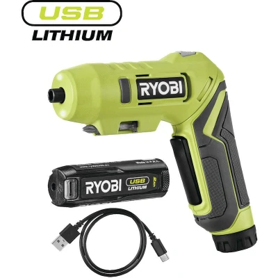 Afbeelding van Ryobi Accuboormachine met draaibare handgreep, 4 V (1 x 2,0 Ah) ONE+