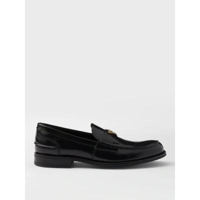 Afbeelding van Leather Loafers with Elegant Detailing Classic Footwear for Formal