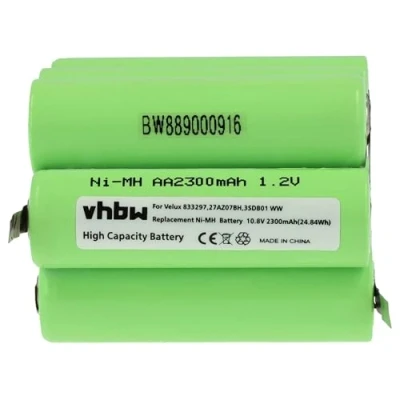 Afbeelding van vhbw Reserveaccu voor 27AZ07BH, 3SD B01 WW, 833297 rolluiken (2300 mAh, 10,8 V, NiMH)