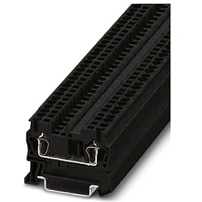 Afbeelding van Phoenix Contact 3037122 Doorgangsserieklem 5.2 mm Spanveer Zwart 50 stuk(s)