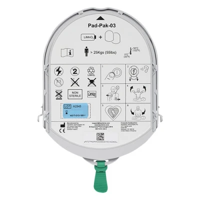 Afbeelding van HeartSine 2 in 1 batterij &amp; elektroden PadPak