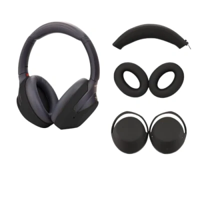 Afbeelding van Oorkussens, hoofdband en oorkussenschalen voor SONY WH 1000XM3/4, vervangende oorkussens van siliconen, perfecte pasvorm