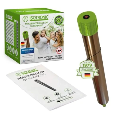 Afbeelding van Isotronic Vibrasonic Mollenverjager, met trillingsmotor op batterijen, afweersysteem voor mollen, slangen, woelmuizen (1)