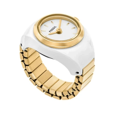 Afbeelding van Fossil Dames horloge Wit met band