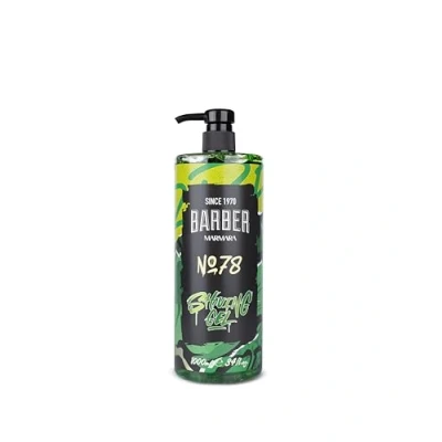 Afbeelding van BARBER MARMARA scheergel voor heren, nr. 78, transparante 1000 ml, Shaving Gel Men nauwkeurige scheerbeurt van de baardcontouren schuimt niet koelt huid