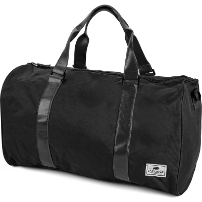 Afbeelding van Lazy Bear Leo zwarte weekendtas voor heren
