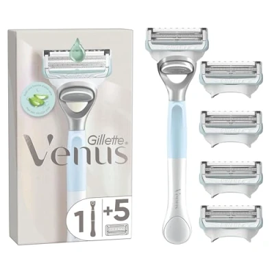 Afbeelding van Gillette Venus Voor Huid En Schaamhaar Scheersysteem 5 Scheermesjes