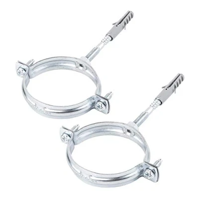 Afbeelding van (2 stuks) Metalen buisbeugels Clips Klemmen voor Ø 75 80 mm buizen (2)