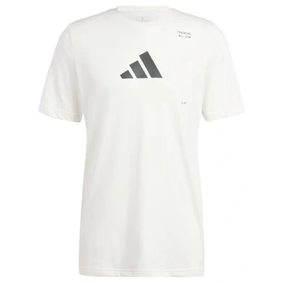 Afbeelding van adidas Performance ALL GYM Category Graphic Tshirt print, Heren, Maat: XL, Chalk white