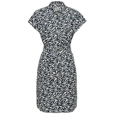 Afbeelding van camel active IM Alloverprint Blousejurk, Dames, Maat: XS, White
