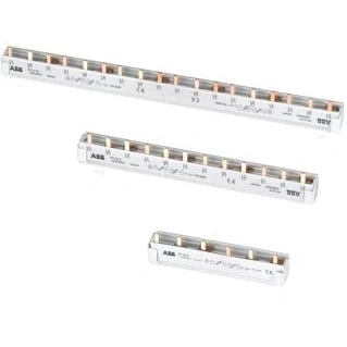 Afbeelding van Abb verbindingskam 3 fase n 58m 16mm2 l1 l2 l3 in te korten pin afstand 17 6mm 2cdl240101r1658