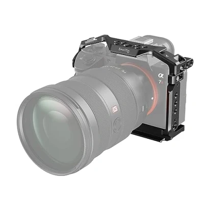 Afbeelding van SMALLRIG A7 III / A7R Camera Full Cage voor Sony Alpha 7 III/Alpha 7R III, Ingebouwde Quick Release Plaat Arca, Cold Shoe Mount, NATO Rail 2087D