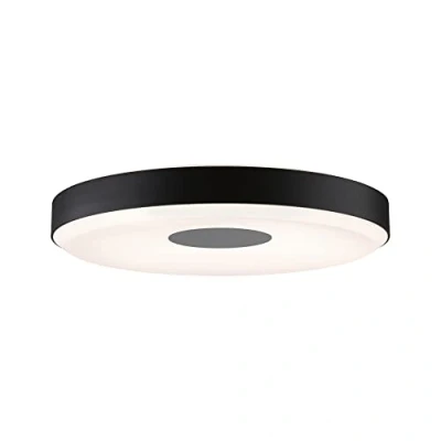Afbeelding van Paulmann 79778 Pane LED plafondlamp 16 W Zwart, Grijs