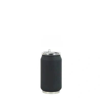 Afbeelding van YOKO DESIGN Doos, isoleercontainer, roestvrij staal, 13 cm Noir Rubber Soft
