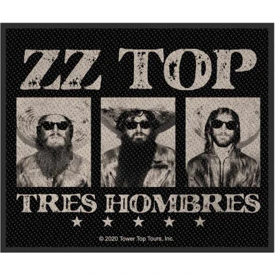 Afbeelding van ZZ Top Tres Hombres Patch Zwart