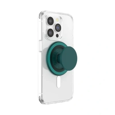 Afbeelding van PopSockets: PopGrip Round voor MagSafe Adapterring Inbegrepen Uittrekbare Greep en Standaard Smartphones Hoesjes met een Verwisselbare Top Fresh Pine
