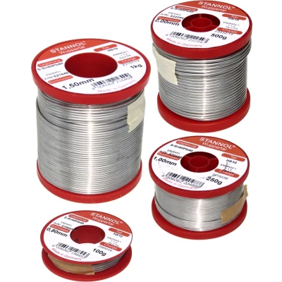 Afbeelding van Enzo Stannol Soldeertin harskern diameter 0.8mm 100gr 6474982