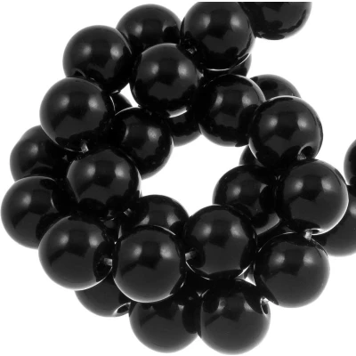 Afbeelding van Zwarte Onyx Kralen (6 mm) 62 Stuks