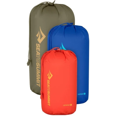 Afbeelding van Sea to Summit Pakzak Lightweight Stuff Pack 5, 8, 13L Burnt Olive, Spicy Orange, Surf The Web Olijfgroen