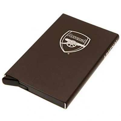 Afbeelding van Arsenal FC aluminium kaarthouder (9,5 cm x 6 cm) (zwart), Zwart, 9.5cm 6cm