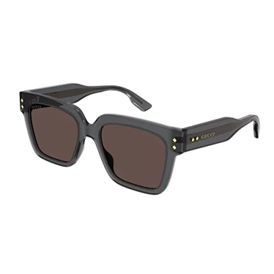 Afbeelding van GUCCI GG1084S Unisex Zonnebril, grijs transparant