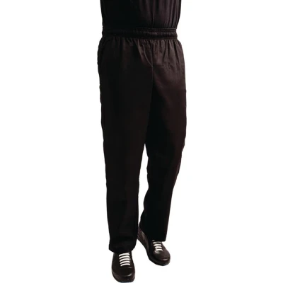 Afbeelding van Whites Easyfit Teflon unisex koksbroek zwart XL