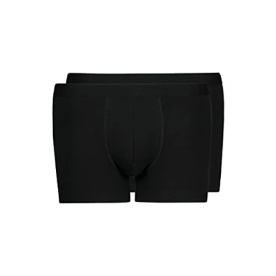 Afbeelding van HUBER Heren hipster (verpakking van 2), zwart, L