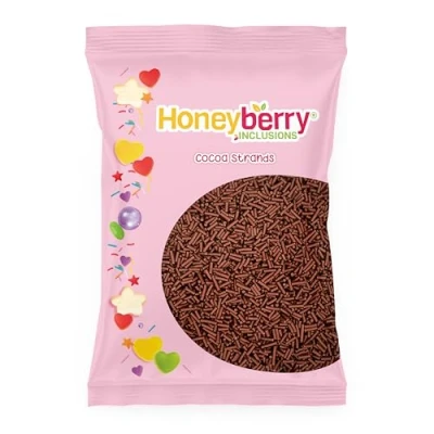 Afbeelding van Natuurlijke Eetbare Kleurrijke Strooisels 55g Cakedecoratie en Suikerstrooisels Perfect voor Bakken, Taarten, Cupcakes, Koekjes Desserts Geproduceerd in de EU (Cacao Vermicelli)