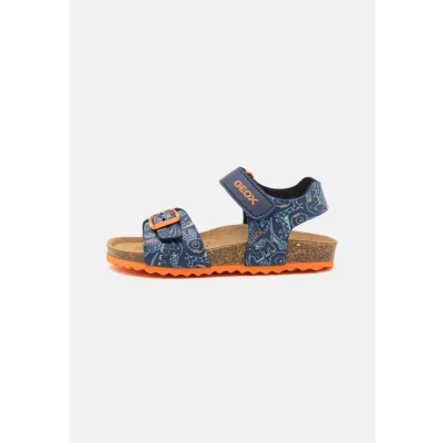 Afbeelding van Geox Ghita BOY Sandalen navy/multicoloured voor kinderen, Maat: 38, Navy/multi coloured Hoogwaardig imitatieleer